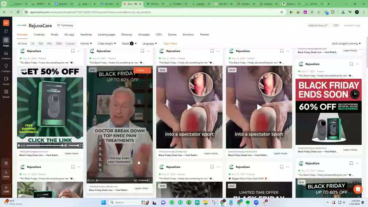 RejuvaCare Top Orthopedic Surgeon control advertorial — frame from FOTW video