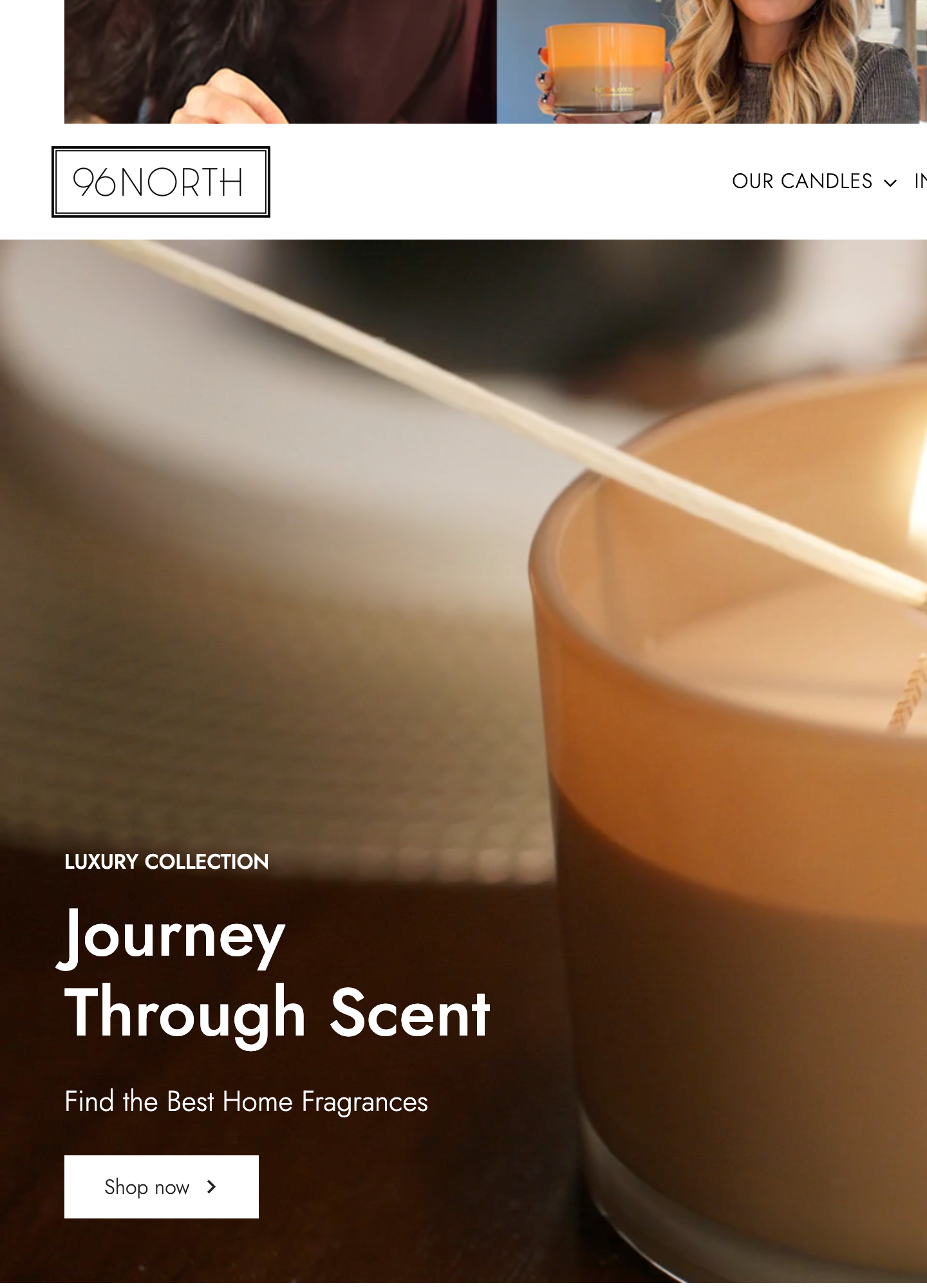 96NORTH homepage lower