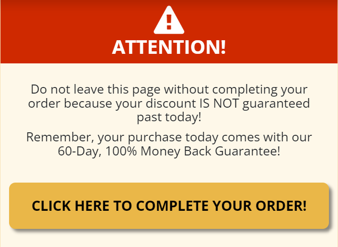 Simple Brain Fix, checkout-page exit pop-up.