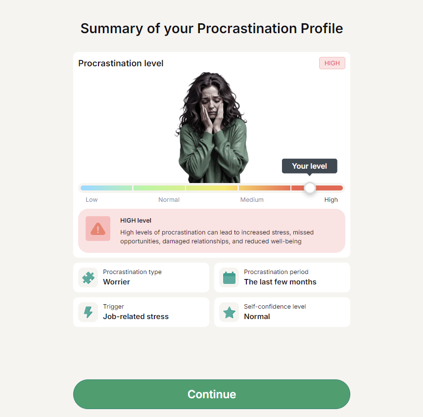 Liven summary page